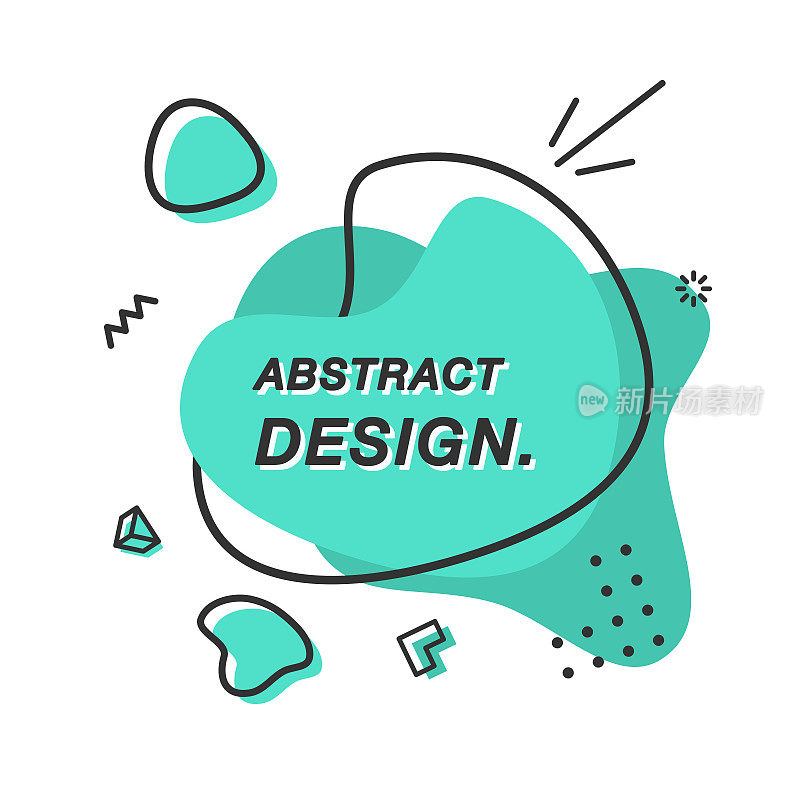 Abstract Modern Graphic Element.   Design Element.   Design Banner. Vector Background.
